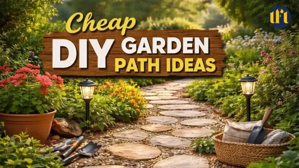 Cheap DIY Garden Path Ideas